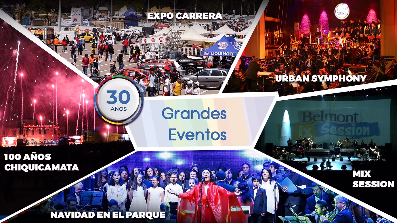 Evento nocturno con ambientación especial